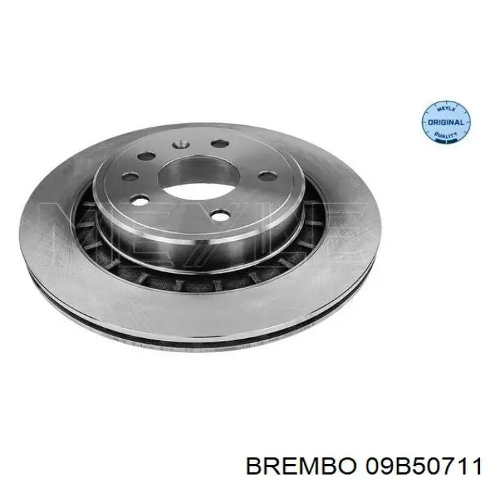 09B50711 Brembo Дискові гальма