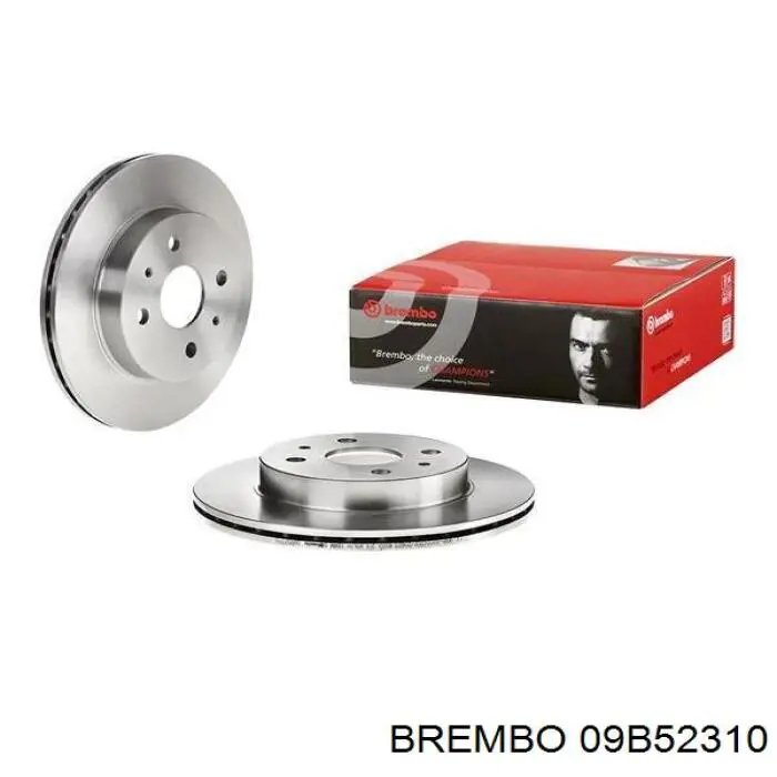 Диск гальмівний передній Brembo 09B52310