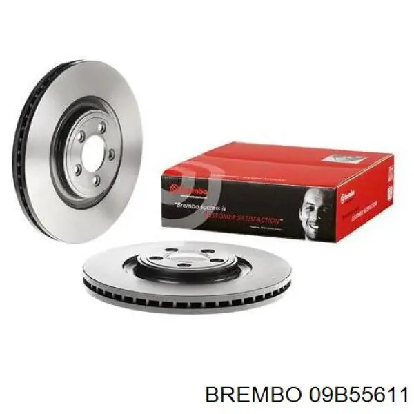 09B55611 Brembo Гальмо дискове переднє