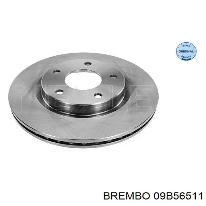 09B56511 Brembo диск гальмівний передній