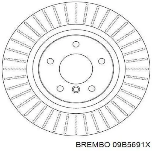 Гальмівні диски 09B5691X Brembo
