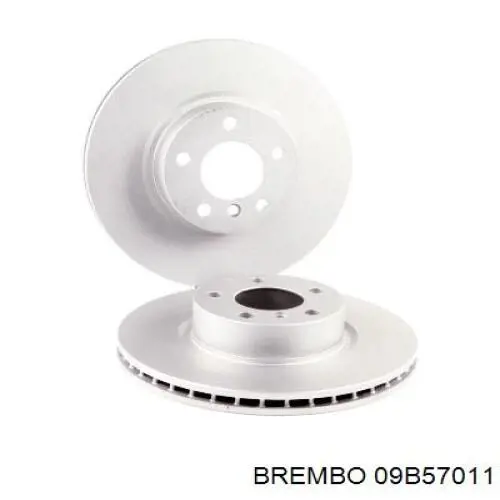 Диск переднього гальма Brembo 09B57011 ціна, від 92.13 USD