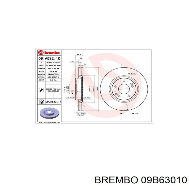 Диск переднього гальма Ashika 6001177 ціна, від 41.61 USD