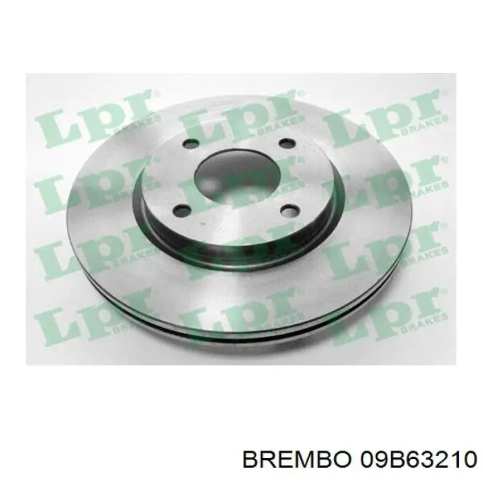 Диск переднього гальма Brembo 09B63210 ціна, від 44.09 USD