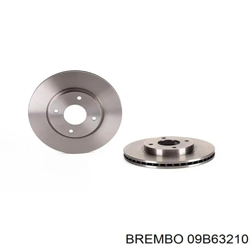 09B63210 Brembo диск гальмівний передній