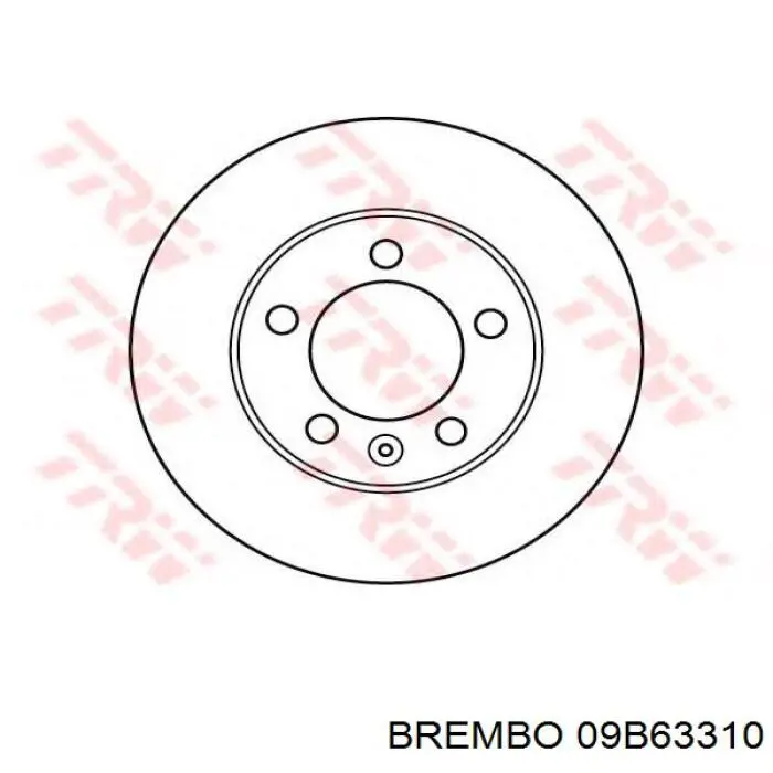 Гальмівні диски передні 09B63310 Brembo