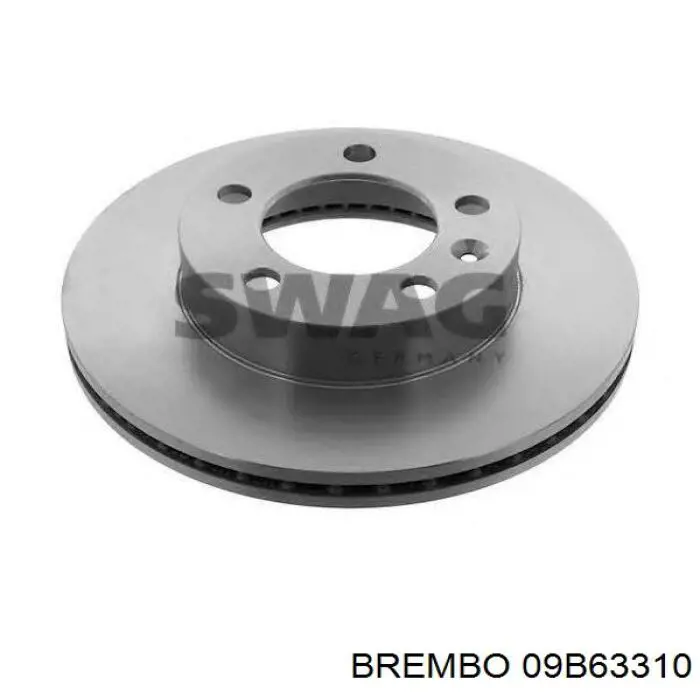 Диск переднього гальма Brembo 09B63310 ціна, від 81.34 USD