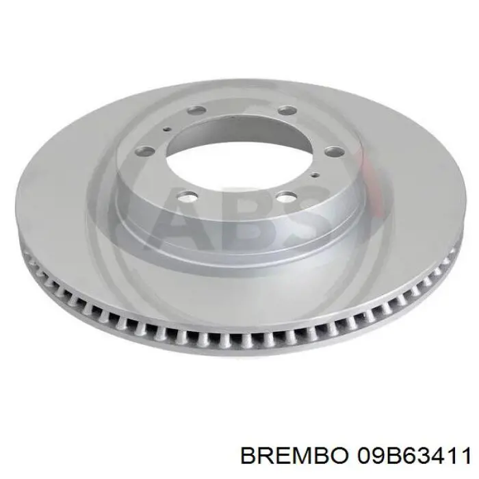 Диск переднього гальма Brembo 09B63411 ціна, від 73.00 USD
