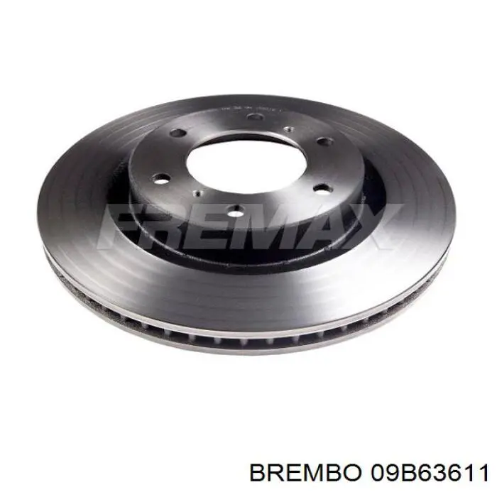 Купити 09B63611 Brembo Ротор гальмівний