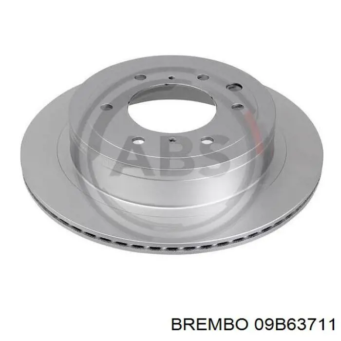 Купити 09B63711 Brembo Диск заднього гальма