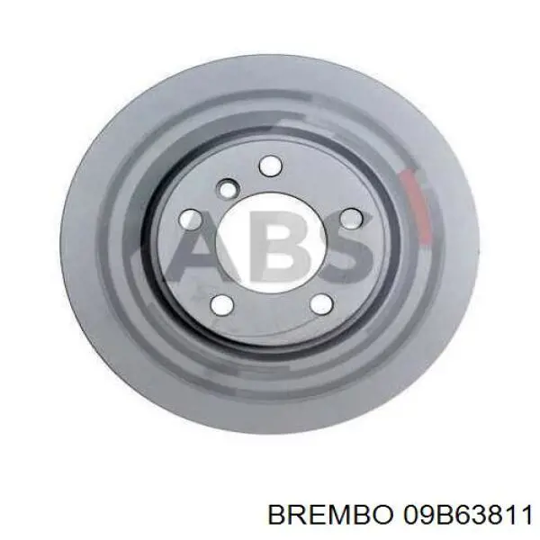 Диск переднього гальма Brembo 09B63811 ціна, від 68.75 USD