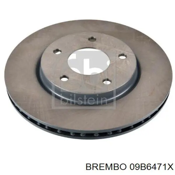 Диск гальмівний передній 09B6471X Brembo