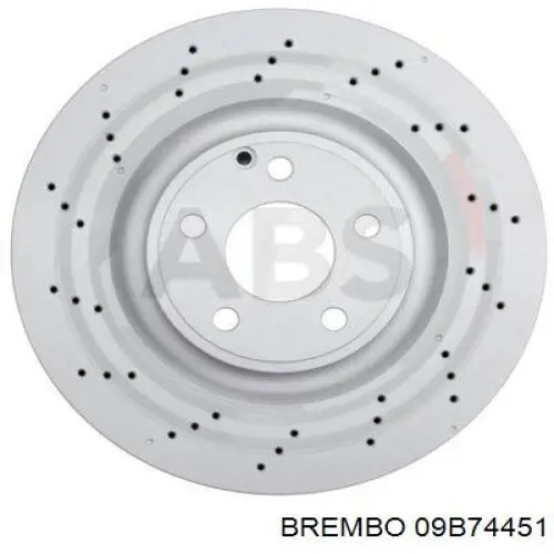 09B74451 Brembo Гальмо дискове переднє