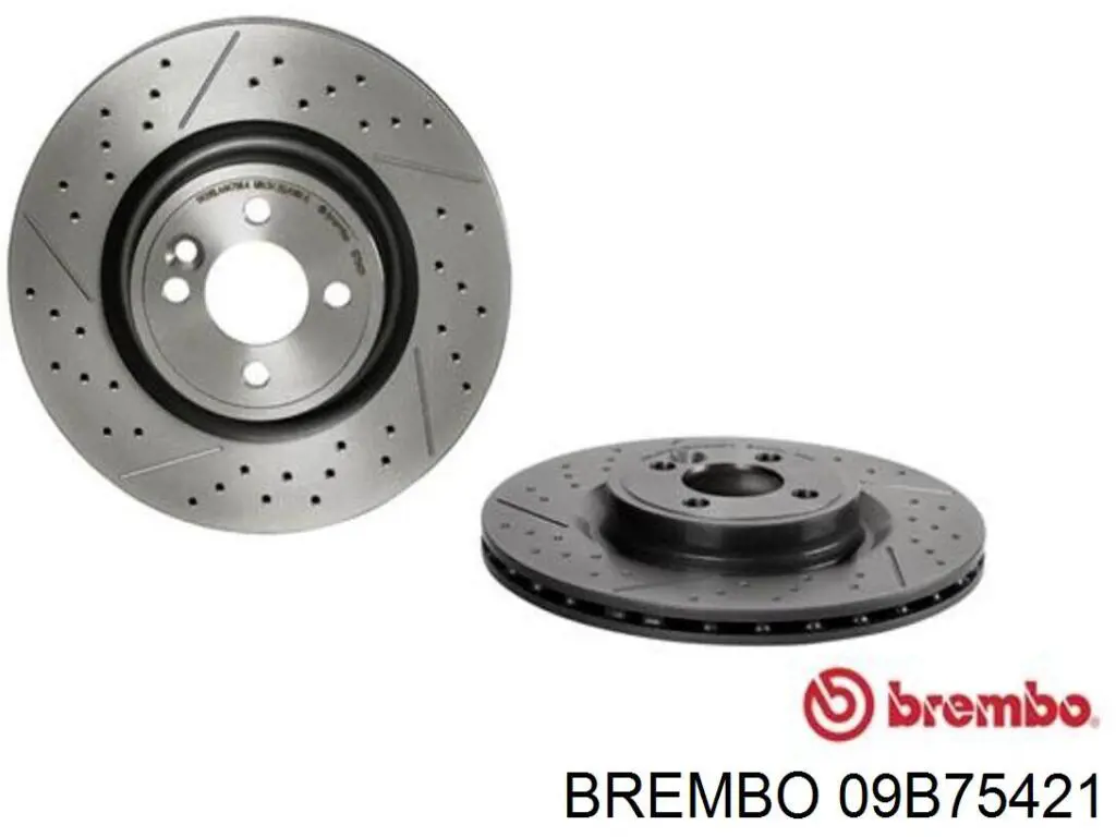 Купити 09B75421 Brembo Ротор гальмівний