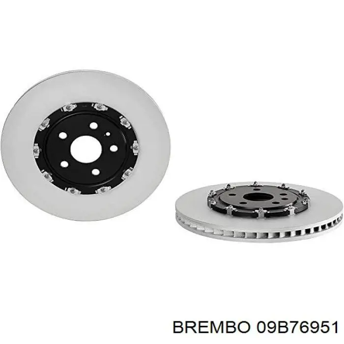 Диск гальмівний передній Brembo 09B76951