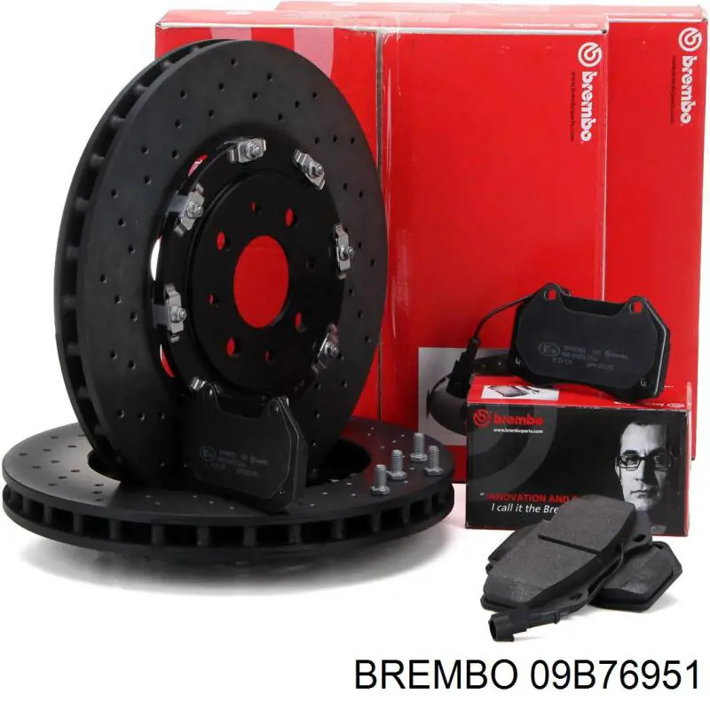 Гальмівні диски передні 09B76951 Brembo