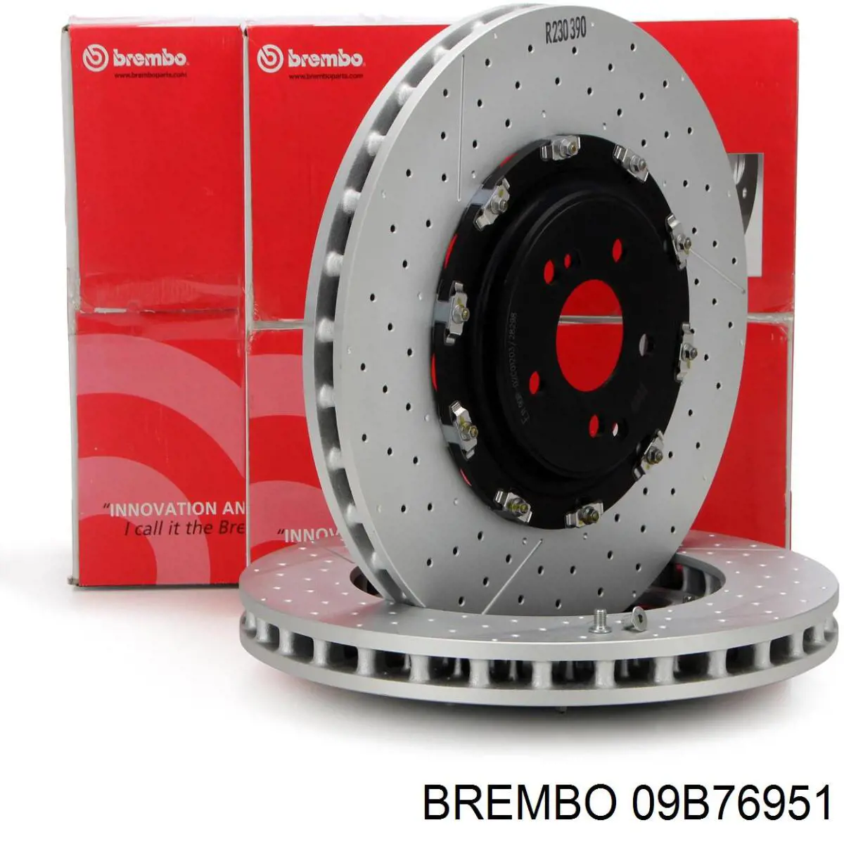 Диск переднього гальма Brembo 09B76951 ціна, від 136.79 USD
