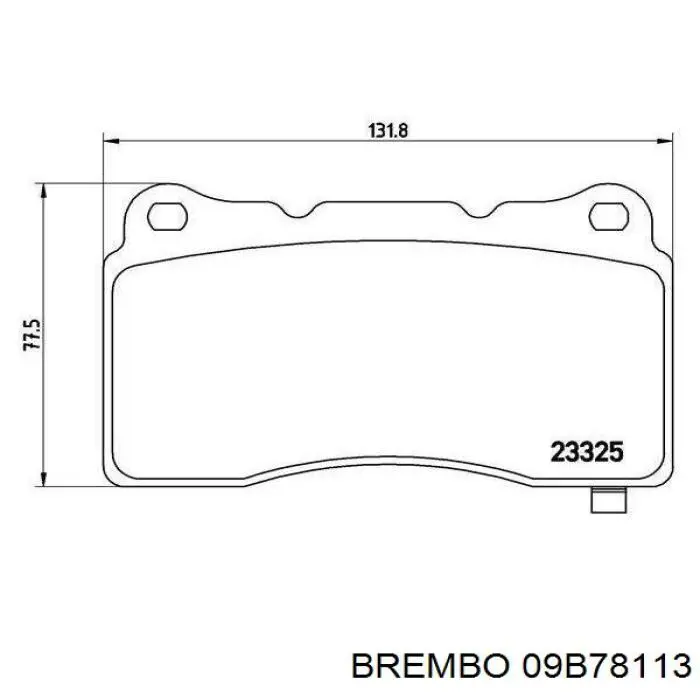 Купити 09B78113 Brembo Ротор гальмівний