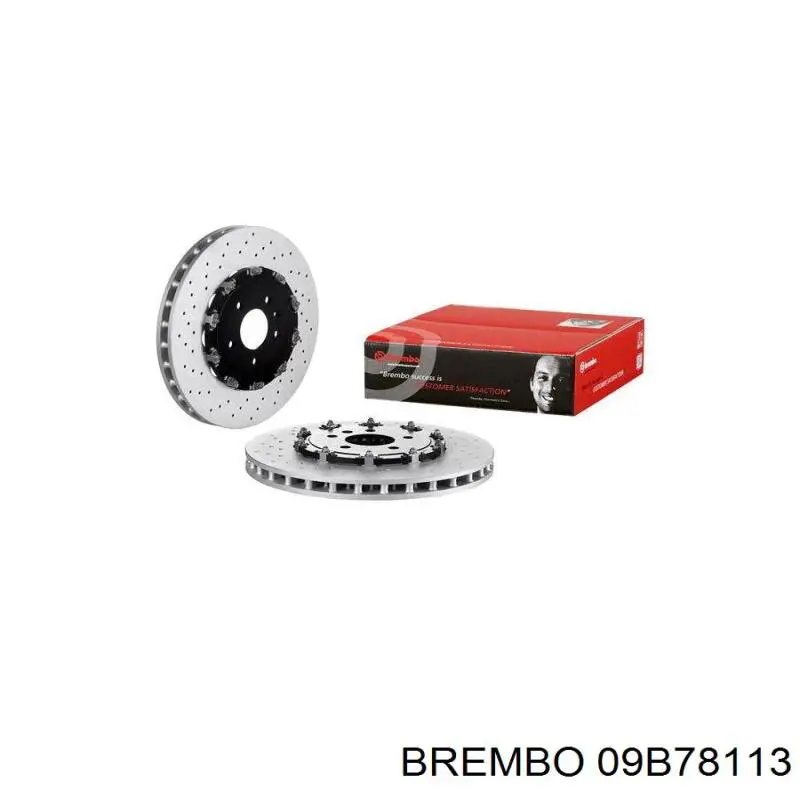 09B78113 Brembo Гальмо дискове переднє