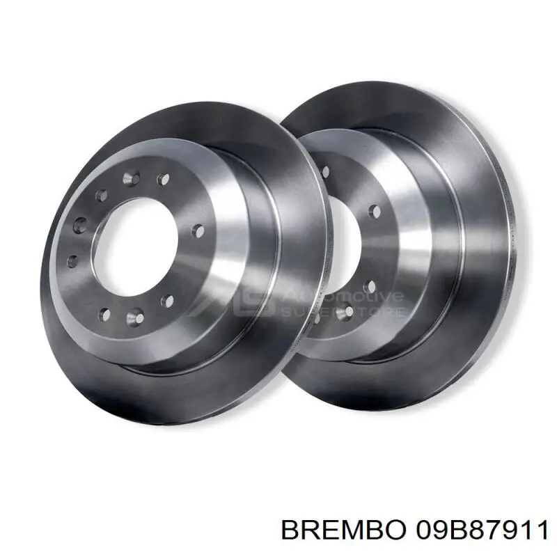 Диск гальмівний передній Brembo 09B87911
