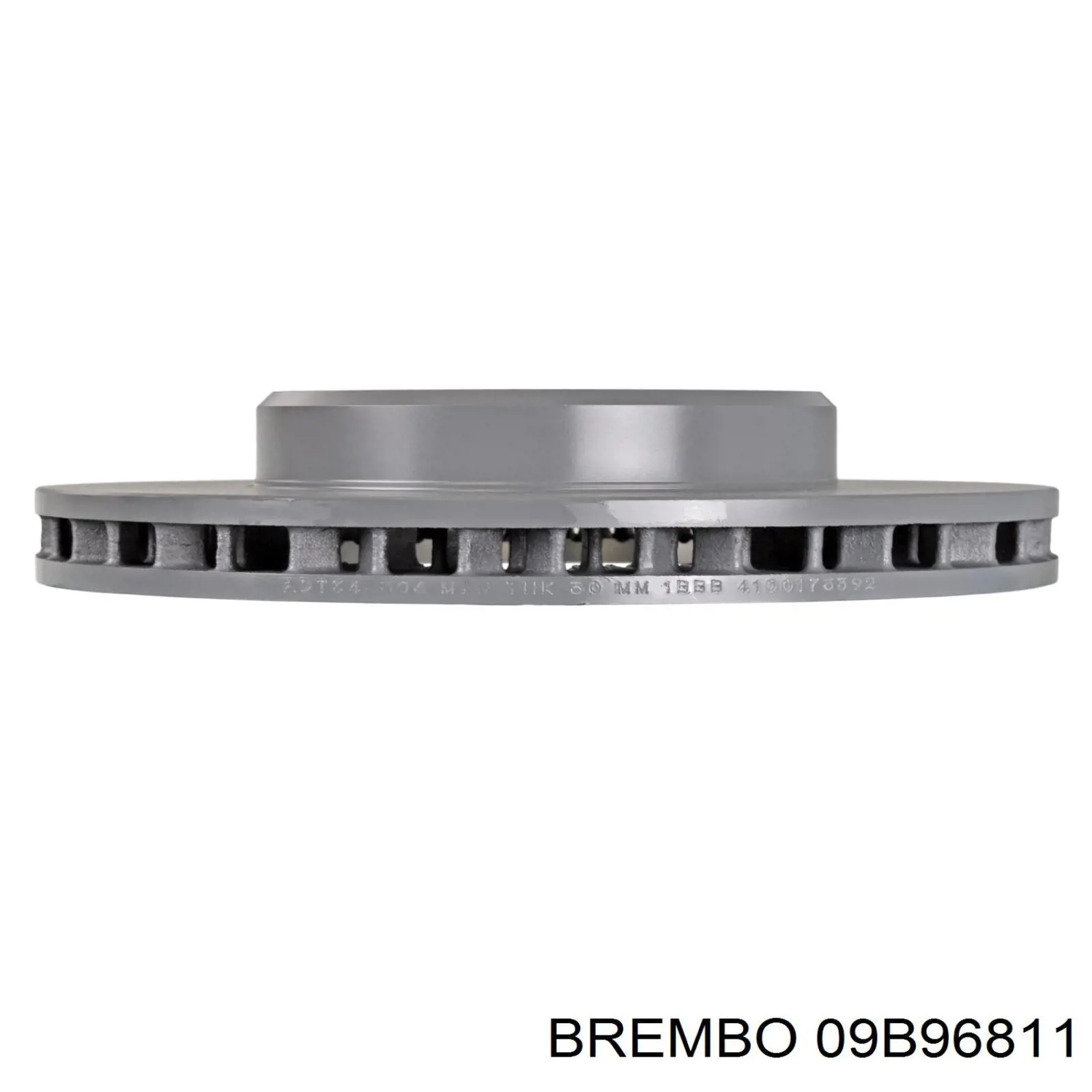 Диск переднього гальма Brembo 09B96811 ціна, від 78.45 USD