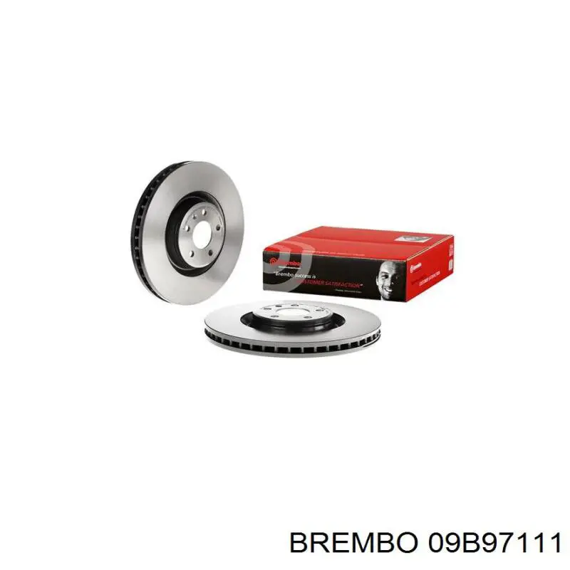 Диск гальмівний передній 09B97111 Brembo