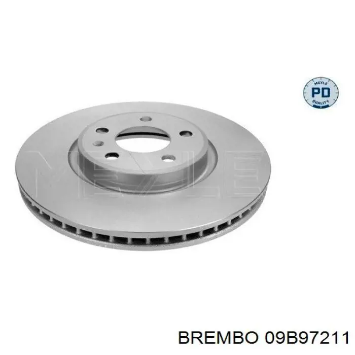 Купити 09B97211 Brembo Ротор гальмівний