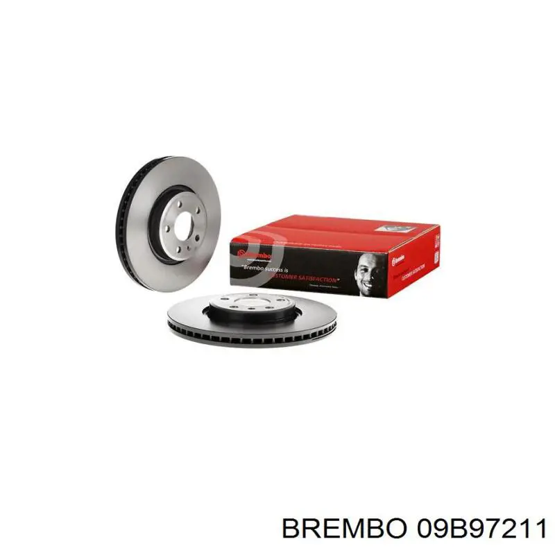 Диск гальмівний передній 09B97211 Brembo