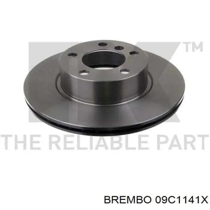 Купити 09C1141X Brembo Ротор гальмівний