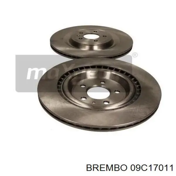 Диск гальмівний задній 09C17011 Brembo