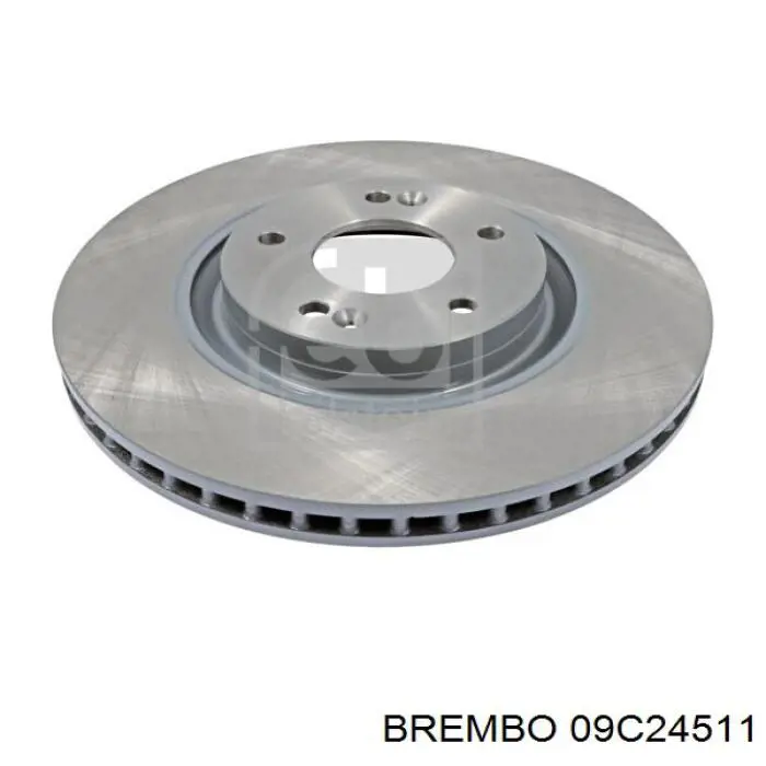 Диск переднього гальма Brembo 09C24511 ціна, від 75.82 USD