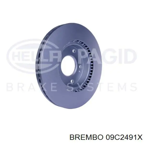 Диск переднього гальма Brembo 09C2491X ціна, від 35.52 USD