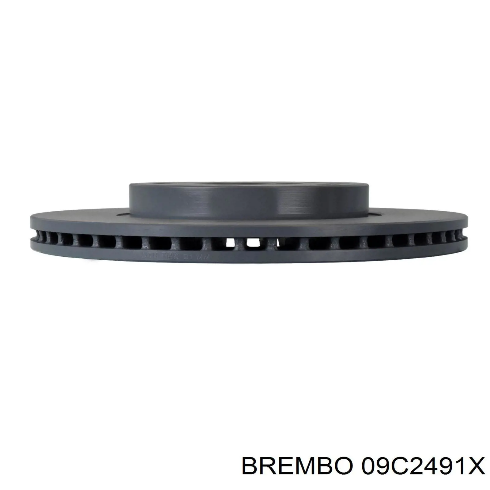 Купити 09C2491X Brembo Ротор гальмівний