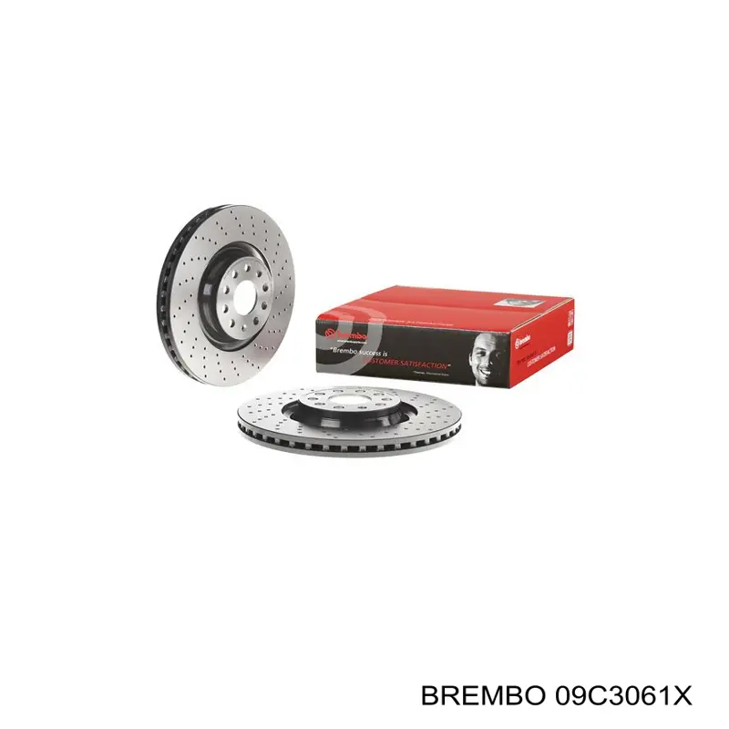 Диск гальмівний передній 09C3061X Brembo