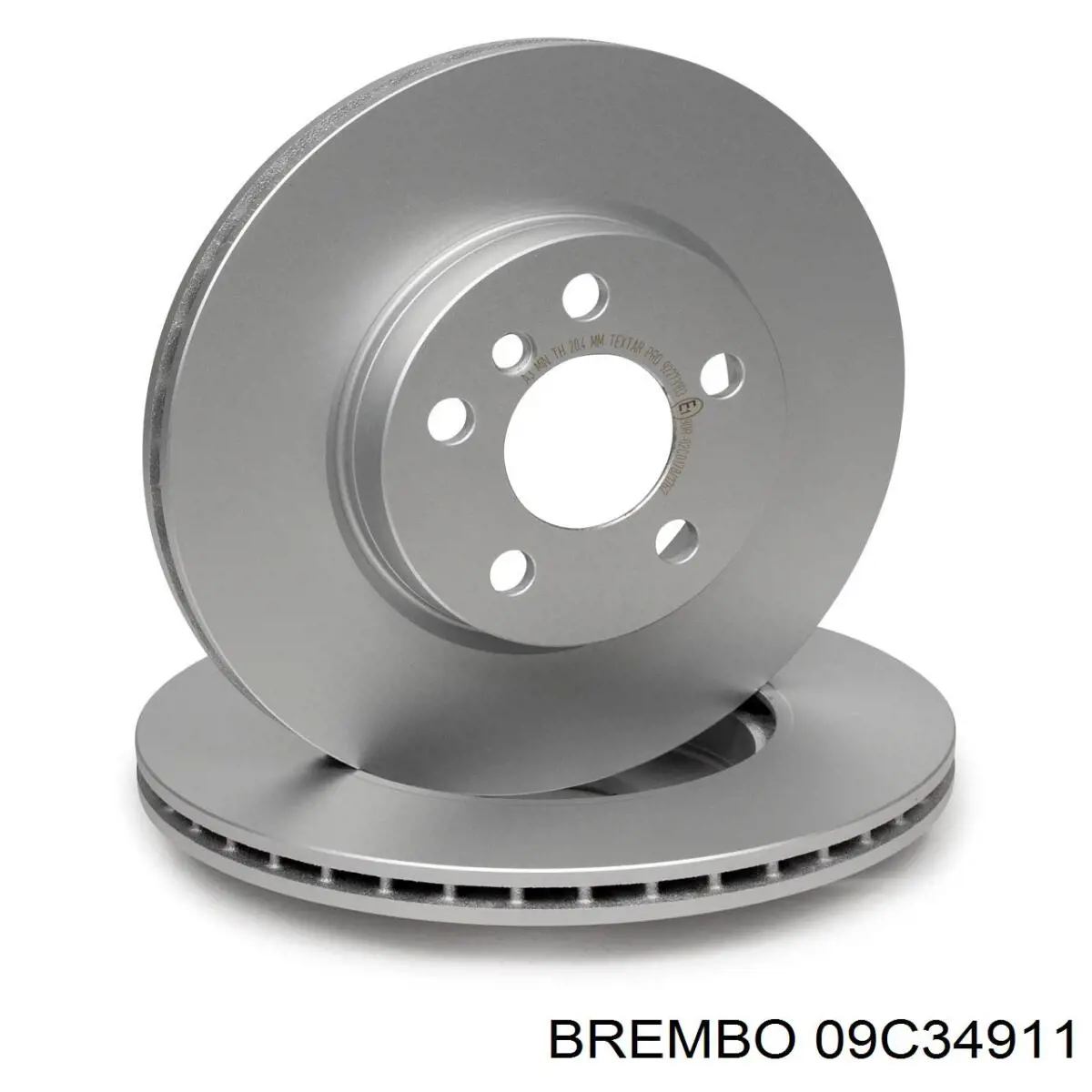 Купити 09C34911 Brembo Ротор гальмівний