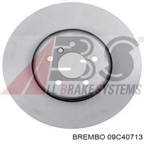 Диск переднього гальма Brembo 09C40713 ціна, від 174.49 USD