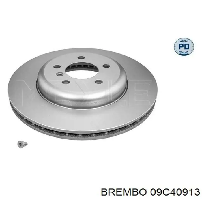 09C40913 Brembo диск гальмівний передній