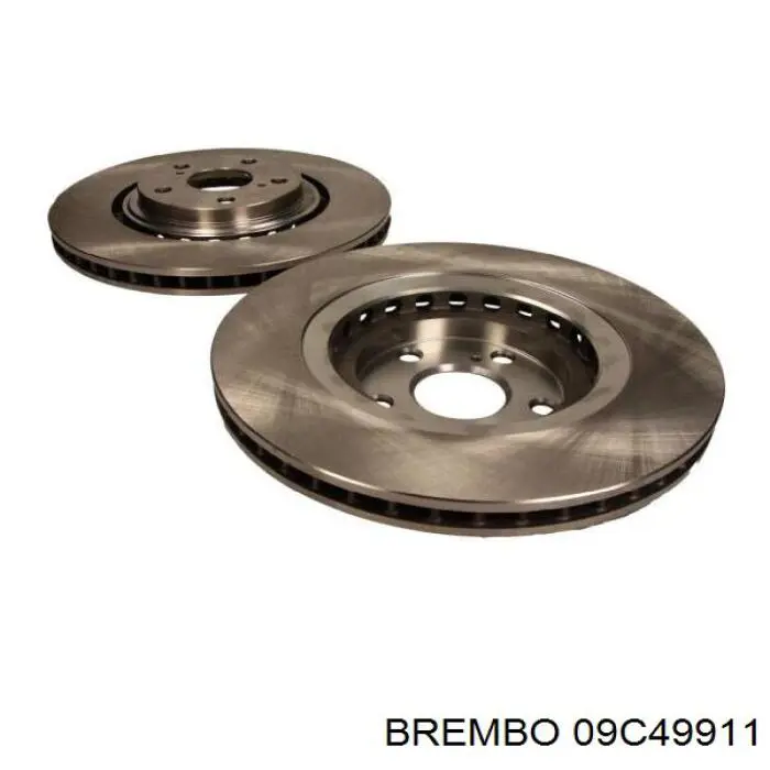 Диск гальмівний передній 09C49911 Brembo