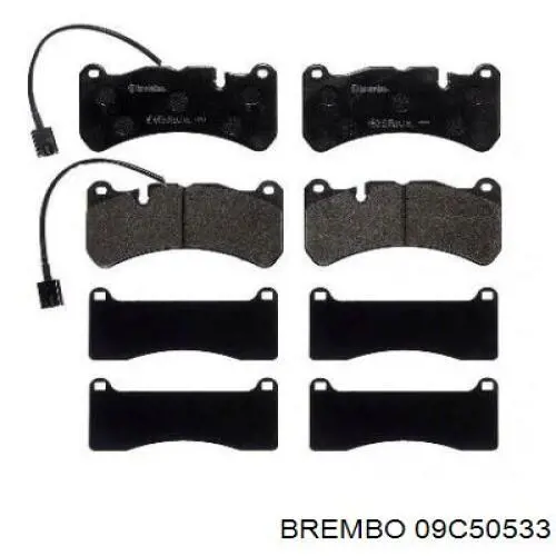 09C50533 Brembo Гальмо дискове переднє