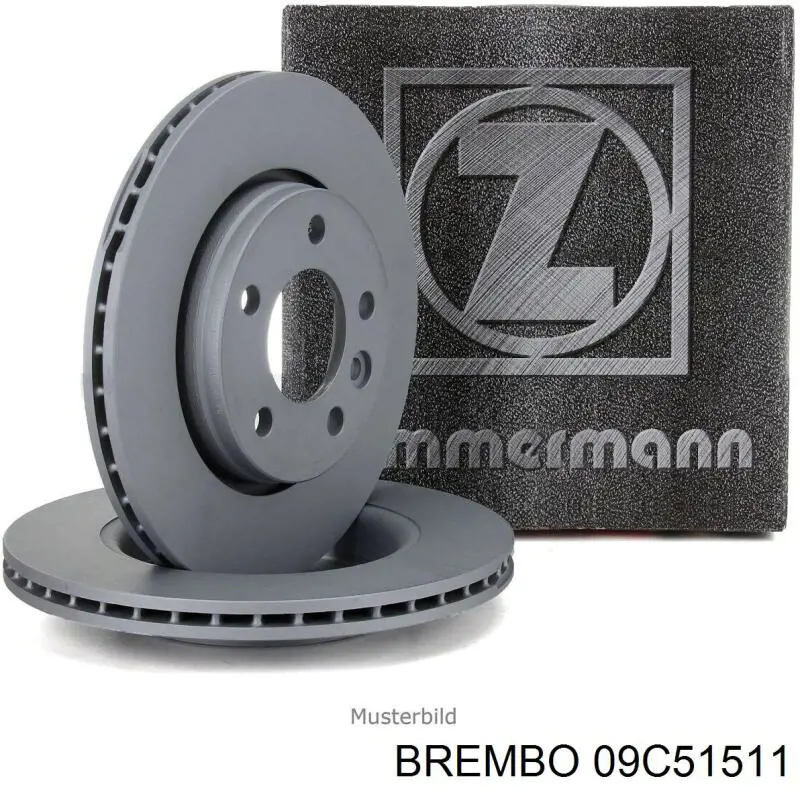 09C51511 Brembo Дискові гальма