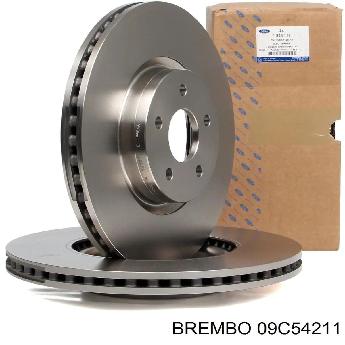 Гальмівні диски передні 09C54211 Brembo