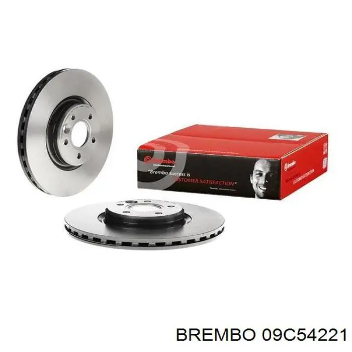 Диск гальмівний передній 09C54221 Brembo