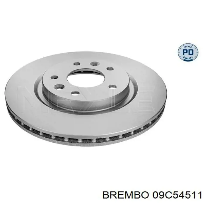 Диск переднього гальма Brembo 09C54511 ціна, від 63.52 USD