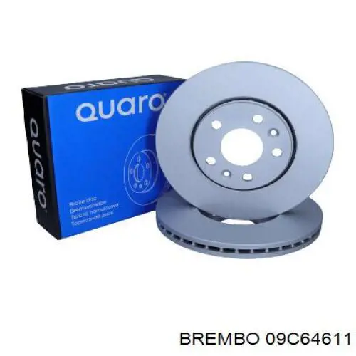 09C64611 Brembo Гальмо дискове переднє
