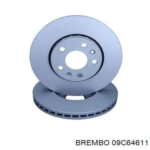 Диск переднього гальма Brembo 09C64611 ціна, від 72.07 USD