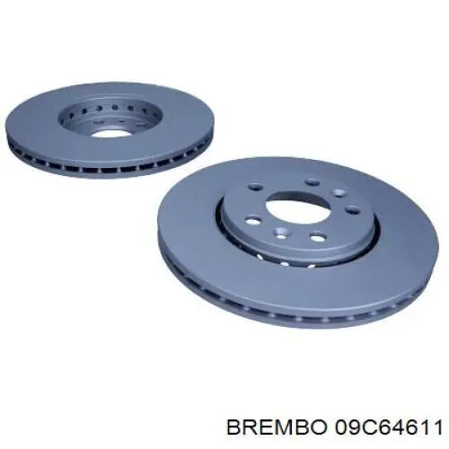 Диск гальмівний передній 09C64611 Brembo