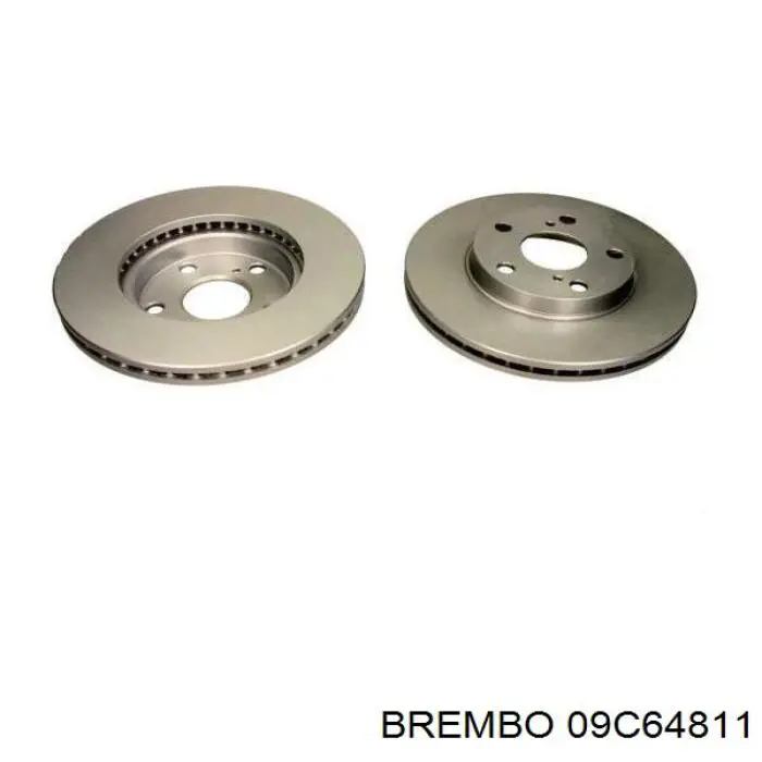 Купити 09C64811 Brembo Ротор гальмівний
