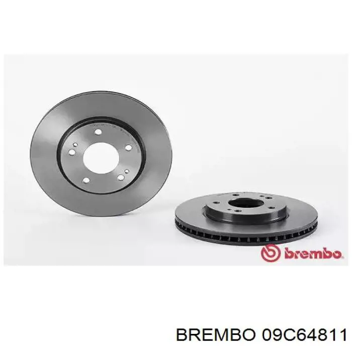 Гальмівні диски передні 09C64811 Brembo