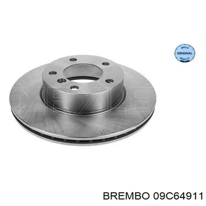 Купити 09C64911 Brembo Ротор гальмівний