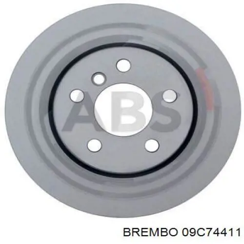 Диск гальмівний передній 09C74411 Brembo